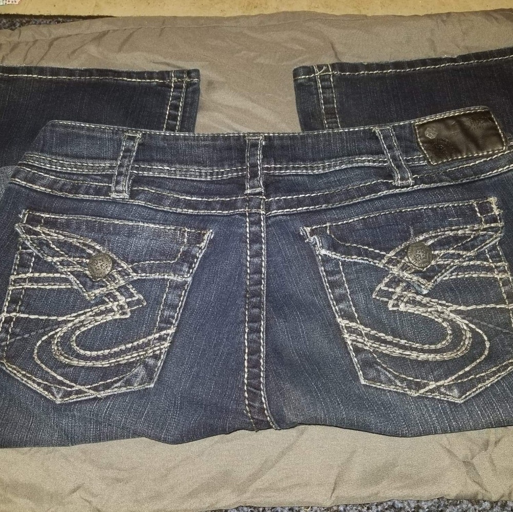 Silver jeans